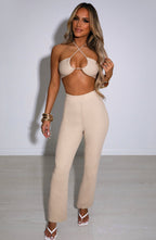 Kyana Crop - Beige - Napalia