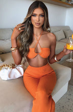 Kyana Pants - Orange - Napalia