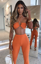 Kyana Pants - Orange - Napalia