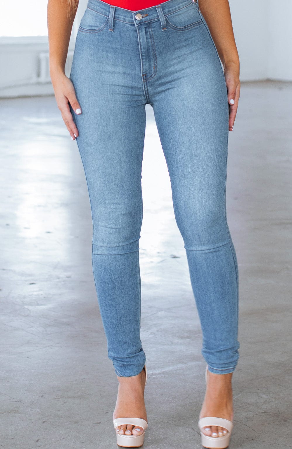 Kyla Jeans - Light Blue - Napalia