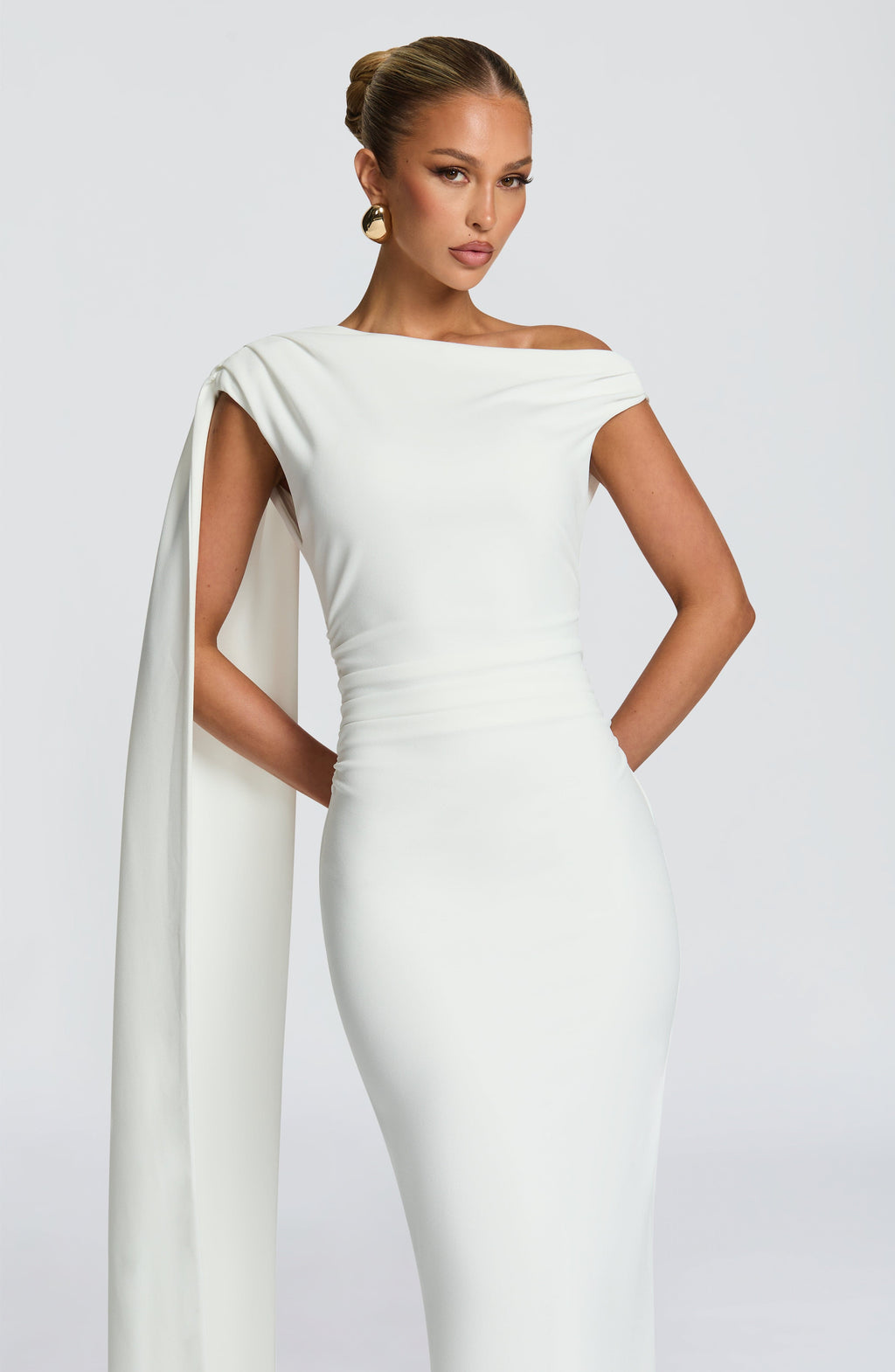 Kylie Maxi Dress - Ivory - Napalia