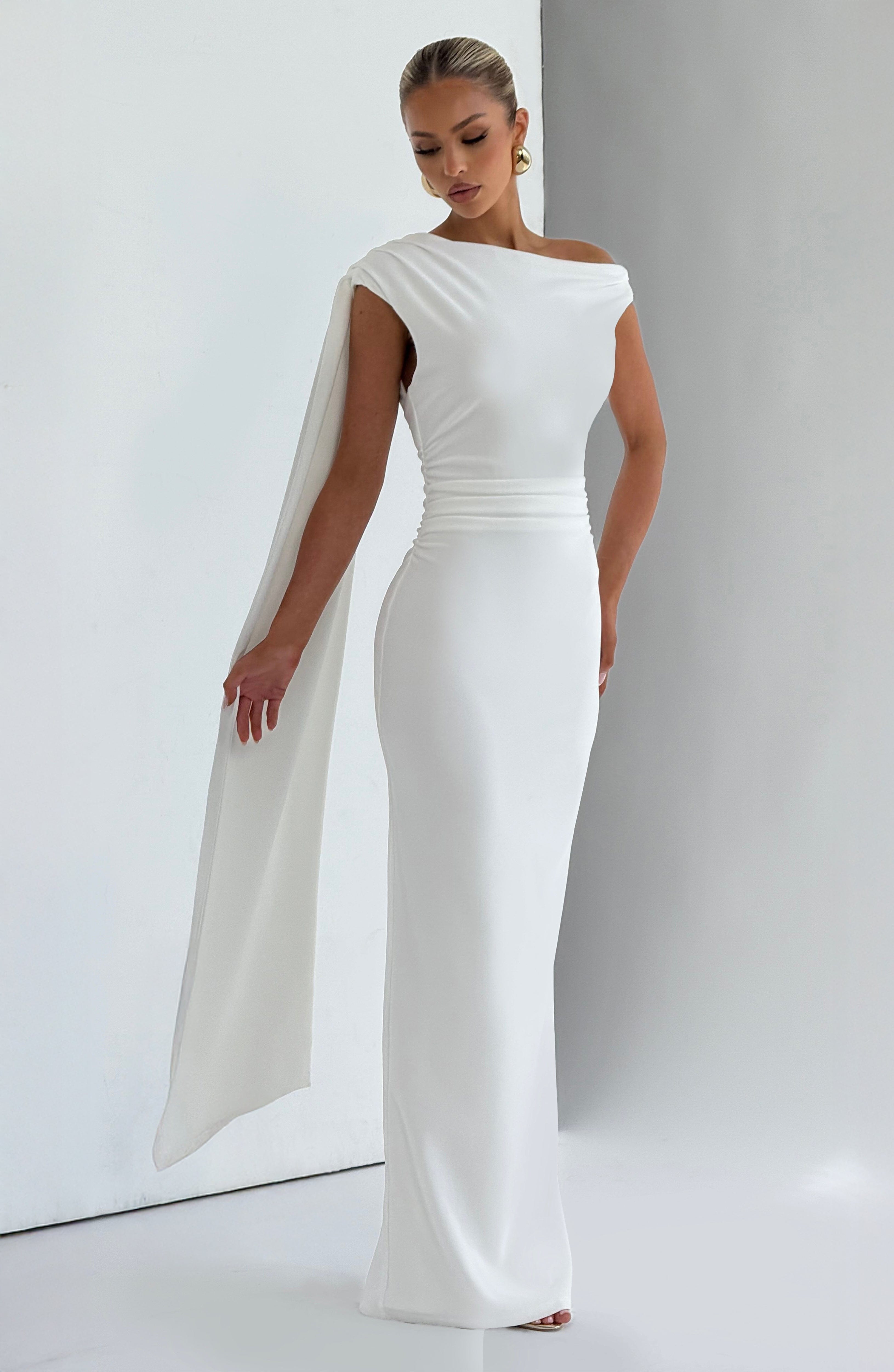 Kylie Maxi Dress - Ivory - Napalia