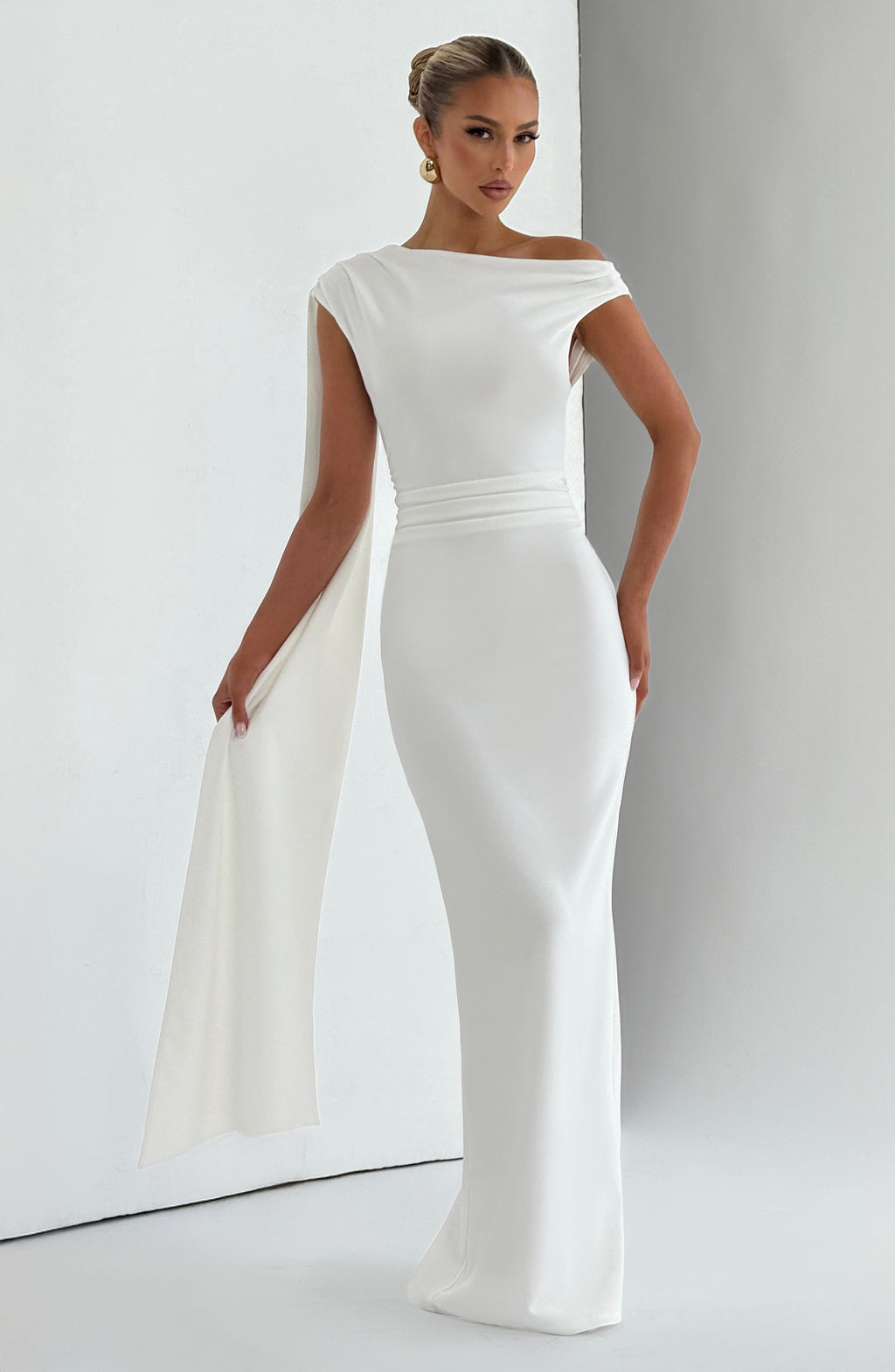 Kylie Maxi Dress - Ivory - Napalia