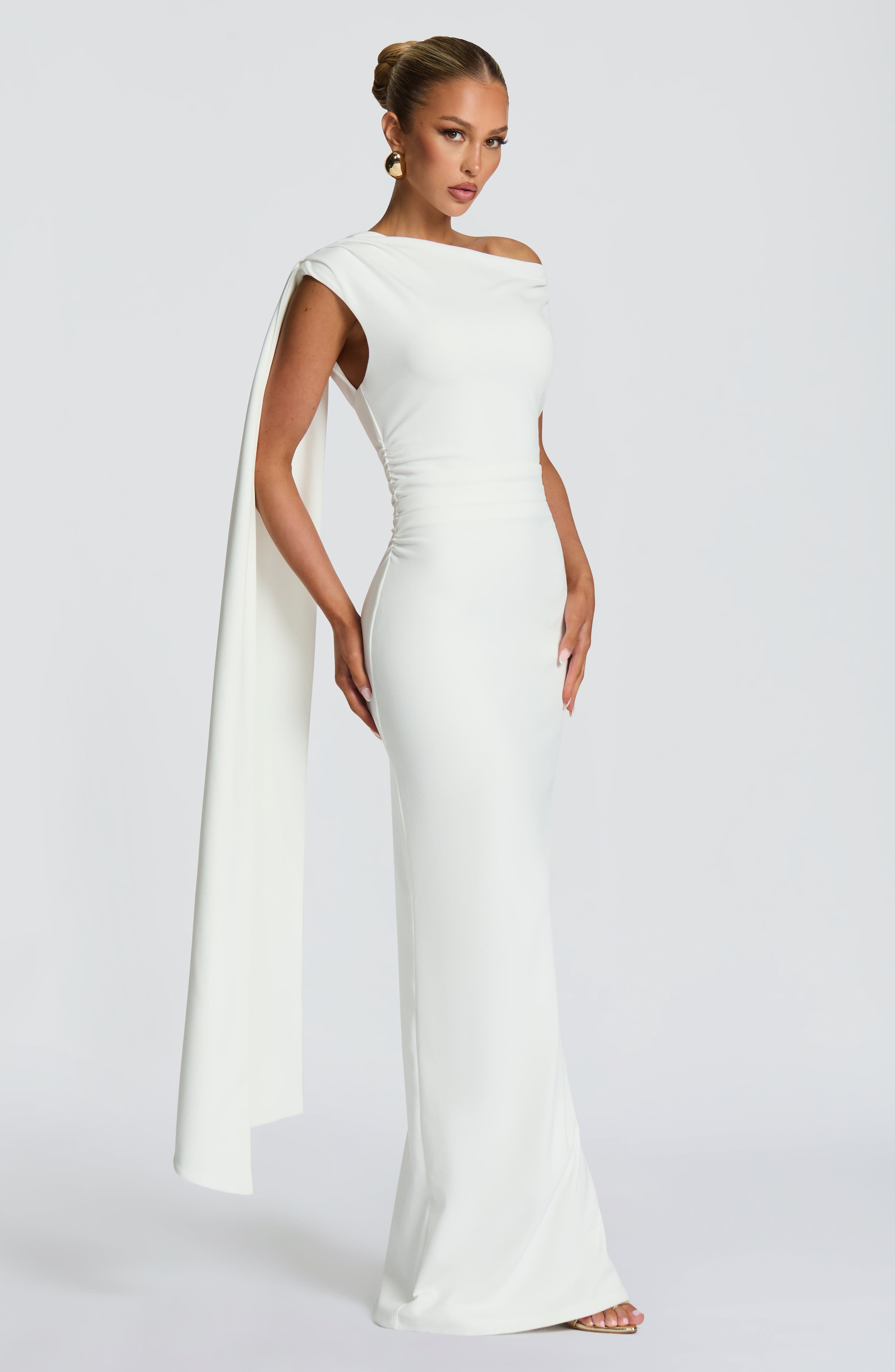 Kylie Maxi Dress - Ivory - Napalia