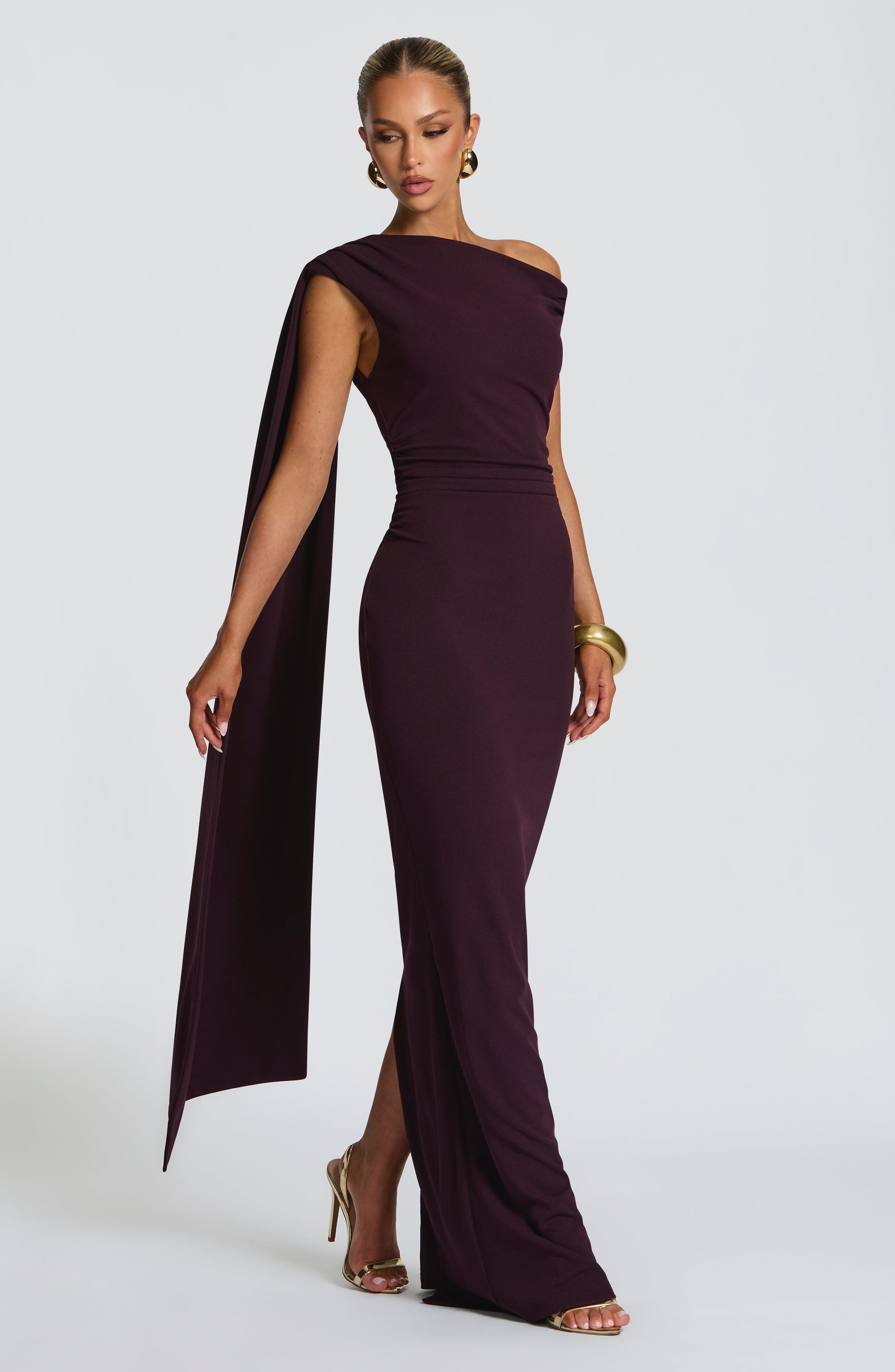 Kylie Maxi Dress - Plum - Napalia