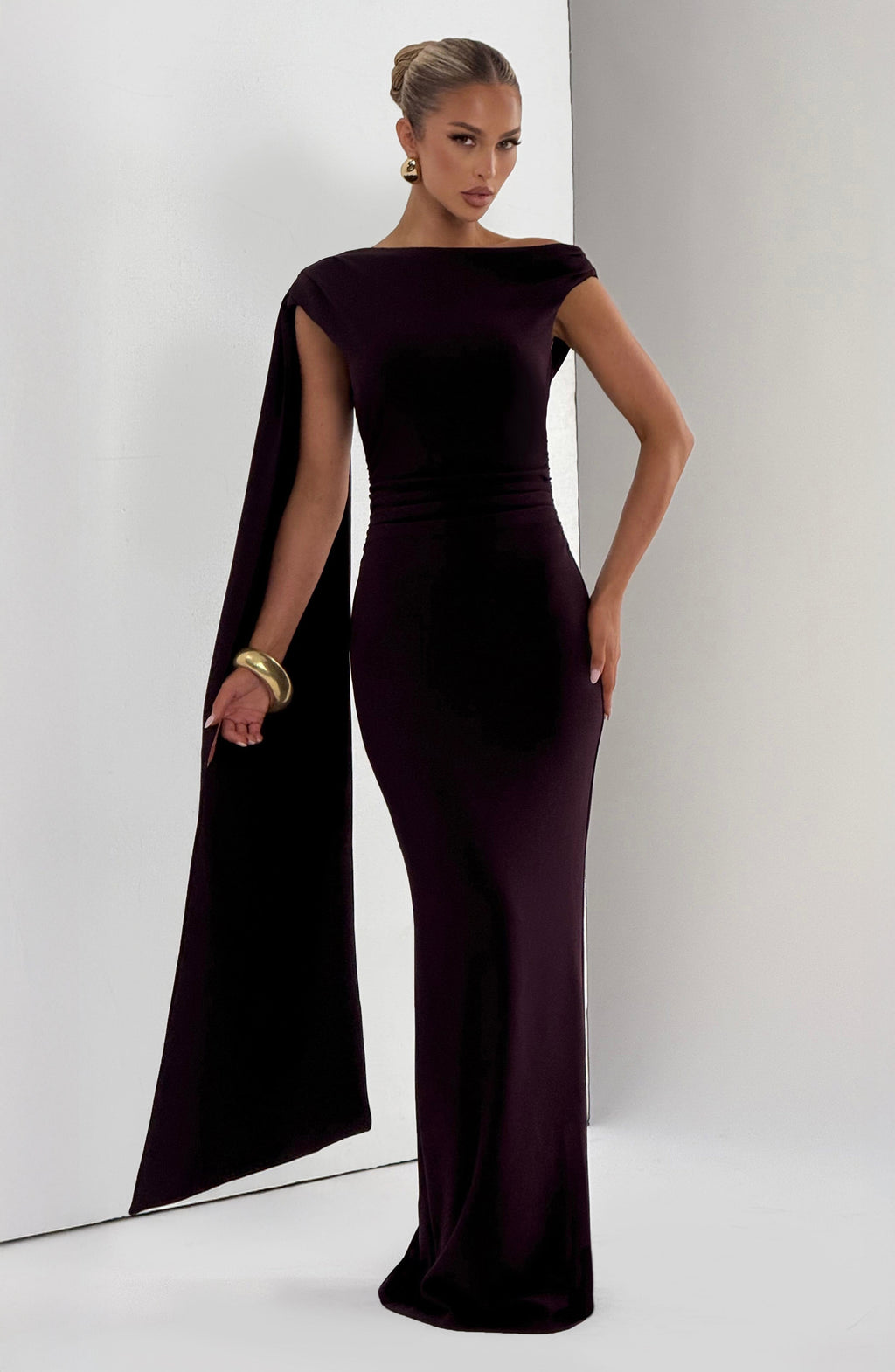 Kylie Maxi Dress - Plum - Napalia