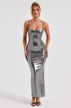 Kyranni Maxi Dress - Gunmetal - Napalia