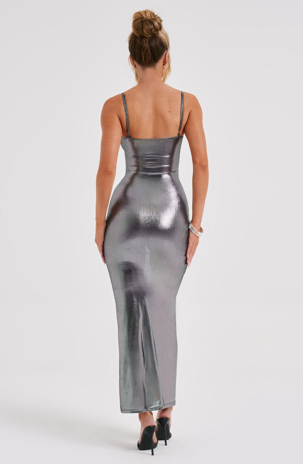 Kyranni Maxi Dress - Gunmetal - Napalia