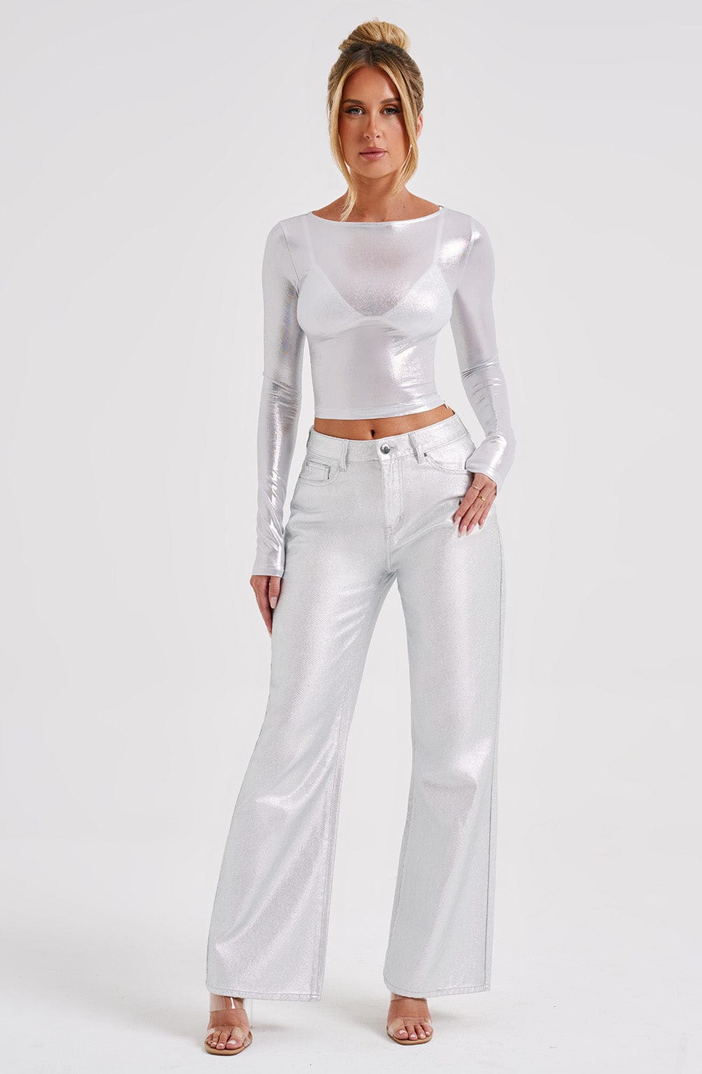 Kyranni Top - Silver - Napalia