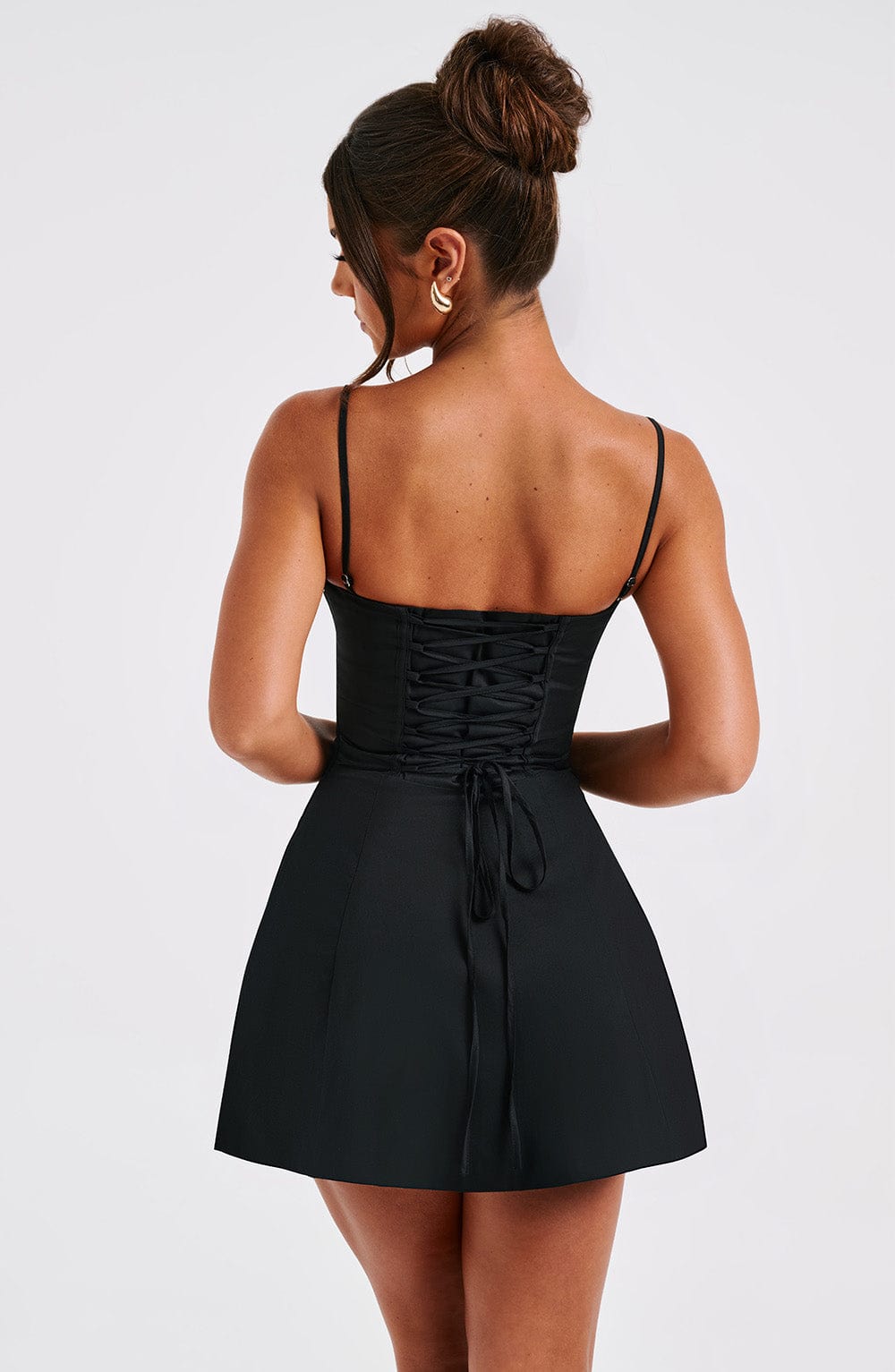 Lacey Mini Dress - Black - Napalia