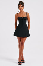 Lacey Mini Dress - Black - Napalia