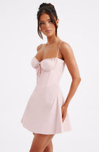 Lacey Mini Dress - Blush - Napalia