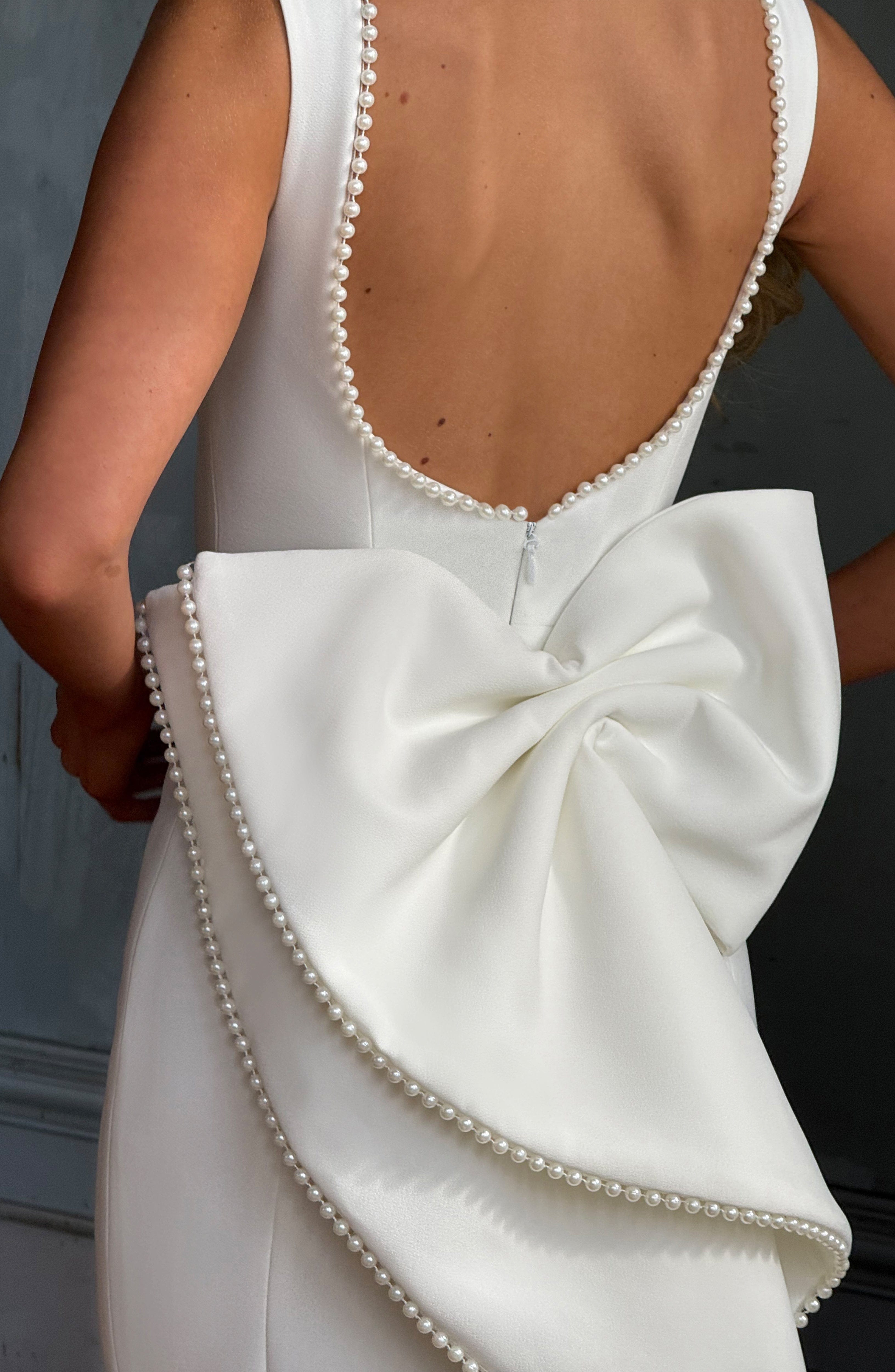 Lana Midaxi Dress - Ivory - Napalia