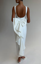 Lana Midaxi Dress - Ivory - Napalia