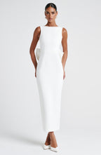 Lana Midaxi Dress - Ivory - Napalia