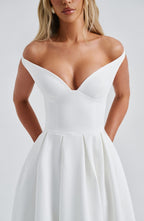 Lanetta Midi Dress - Ivory - Napalia