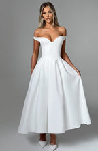 Lanetta Midi Dress - Ivory - Napalia