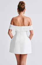 Laurel Mini Dress - Ivory - Napalia