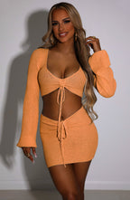 Leia Mini Skirt - Orange - Napalia