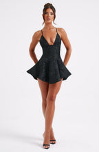 Leila Playsuit - Black - Napalia