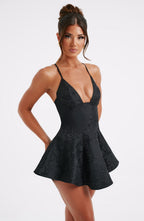 Leila Playsuit - Black - Napalia