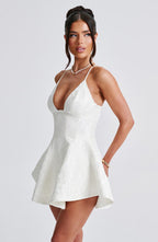 Leila Playsuit - Ivory - Napalia