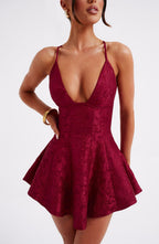 Leila Playsuit - Red - Napalia