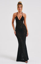 Leilina Maxi Dress - Black - Napalia