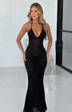 Leilina Maxi Dress - Black - Napalia