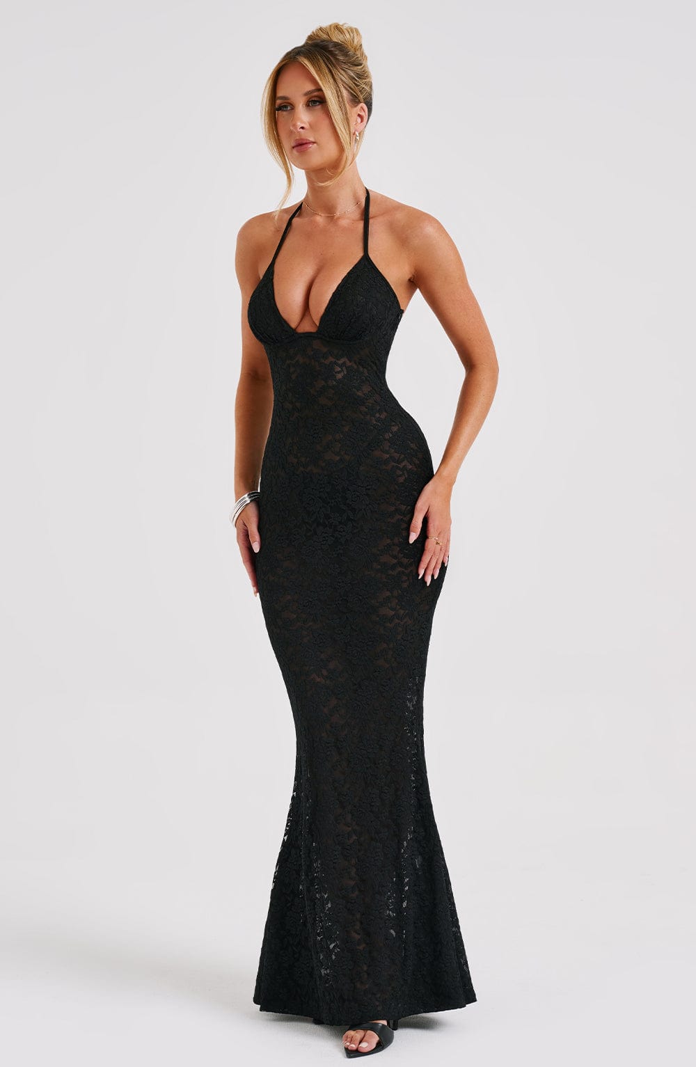 Leilina Maxi Dress - Black - Napalia