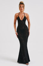 Leilina Maxi Dress - Black - Napalia
