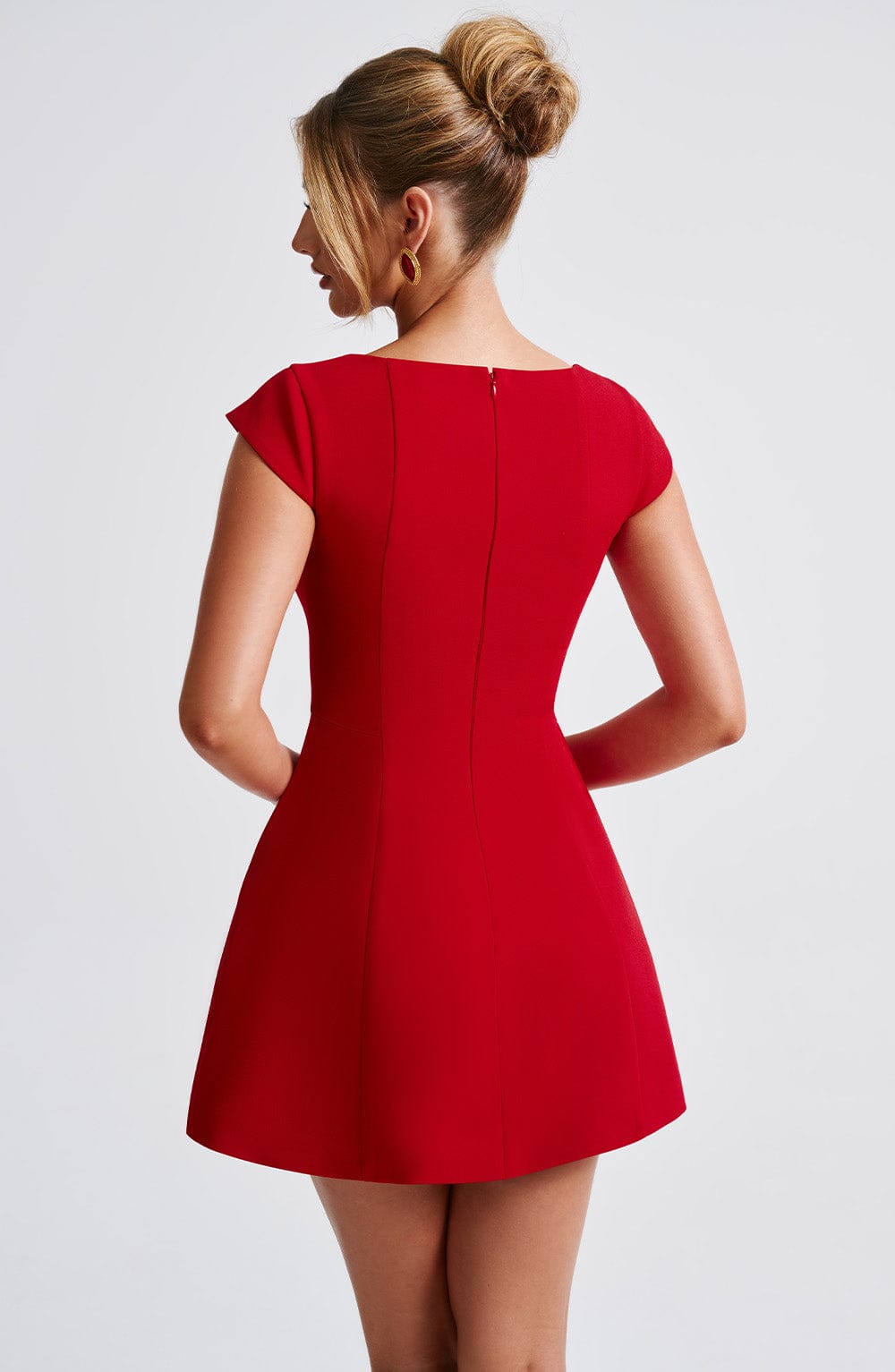 Lena Mini Dress - Red - Napalia