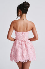 Leona Mini Dress - Blush - Napalia