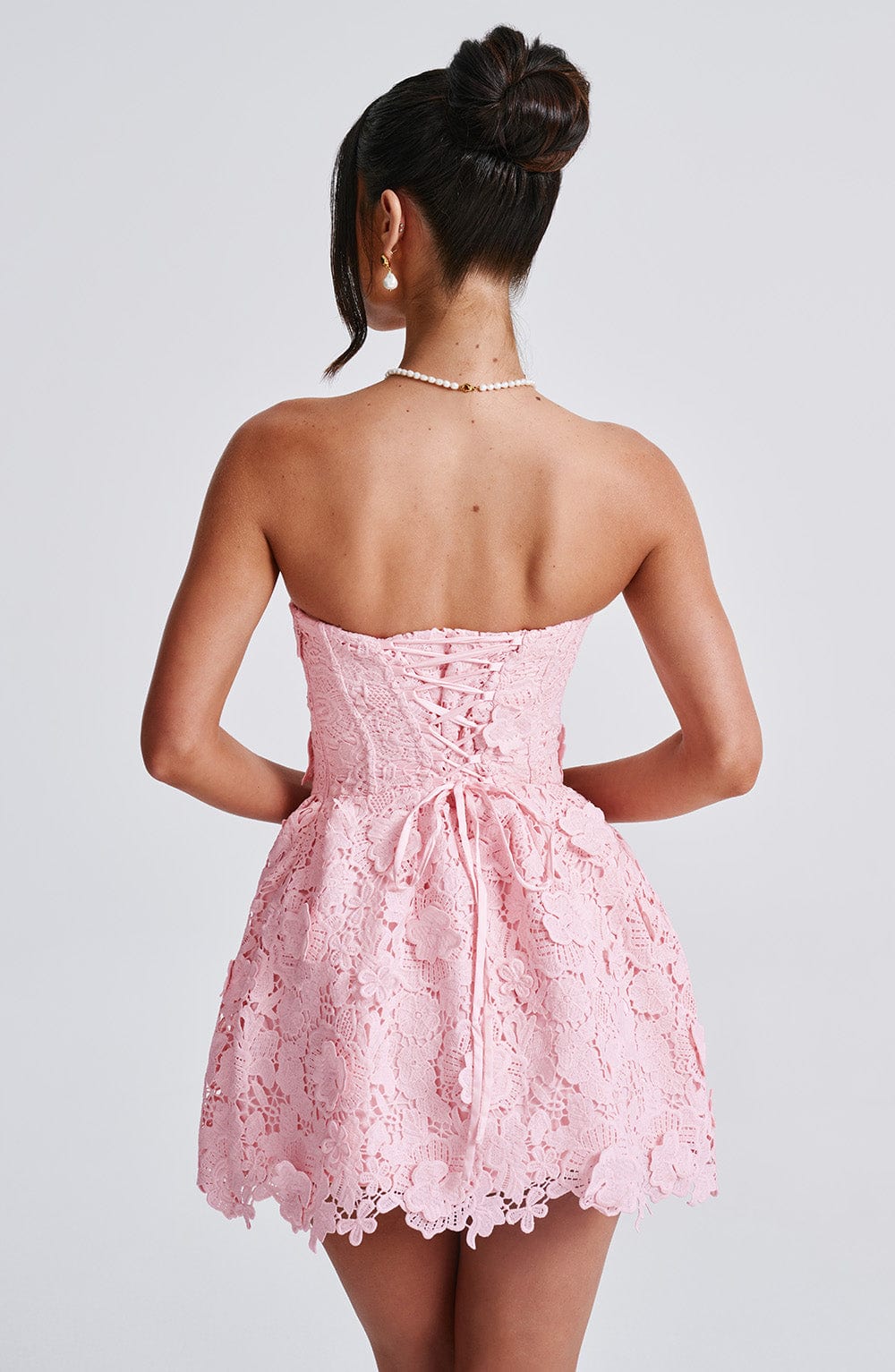 Leona Mini Dress - Blush - Napalia