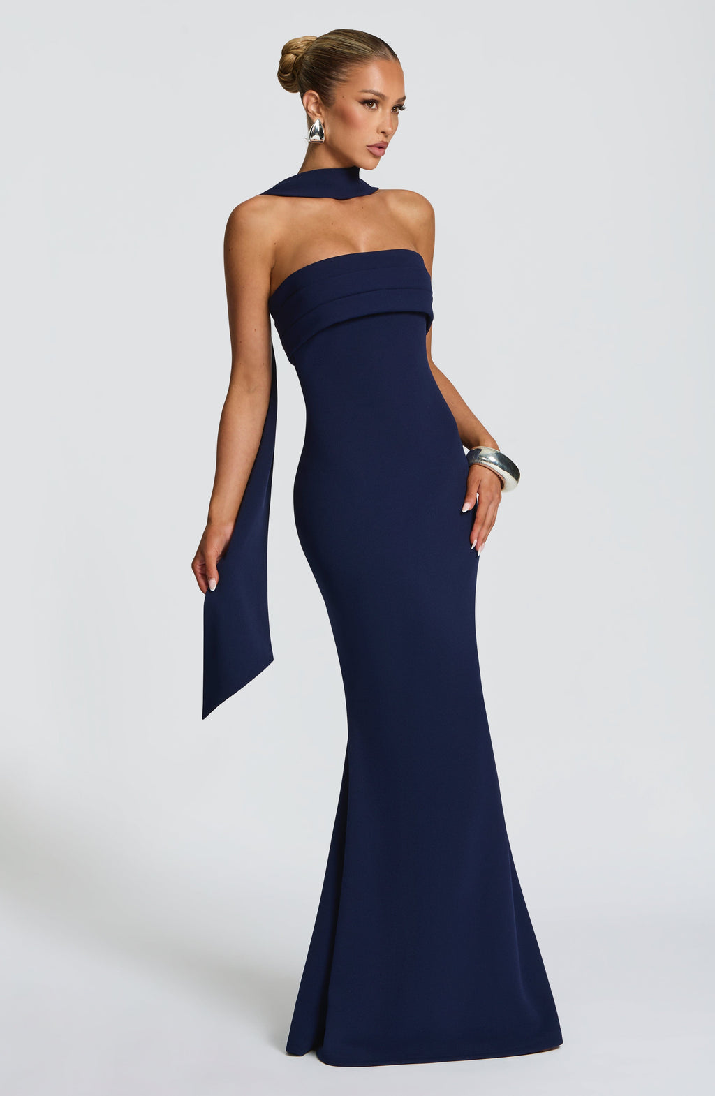 Leura Maxi Dress - Navy - Napalia