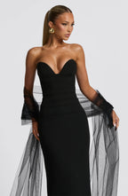 Lindsey Maxi Dress - Black - Napalia