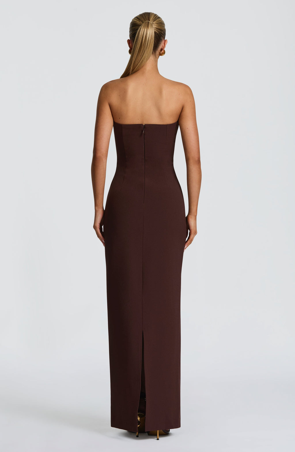 Lindsey Maxi Dress - Plum Brown - Napalia