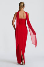 Lindsey Maxi Dress - Red - Napalia