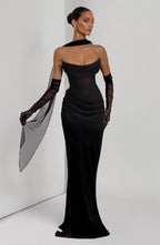 Liora Maxi Dress - Black - Napalia
