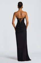 Liora Maxi Dress - Black - Napalia