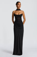 Liora Maxi Dress - Black - Napalia