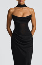 Liora Maxi Dress - Black - Napalia