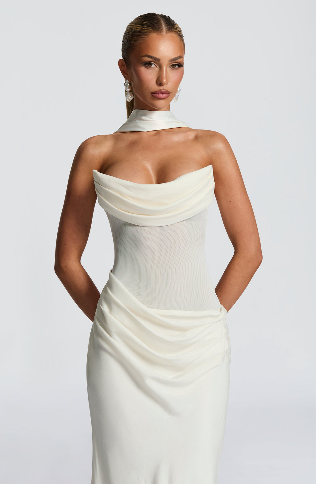 Liora Maxi Dress - Ivory - Napalia