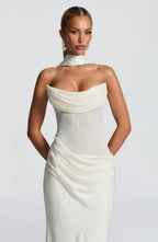Liora Maxi Dress - Ivory - Napalia