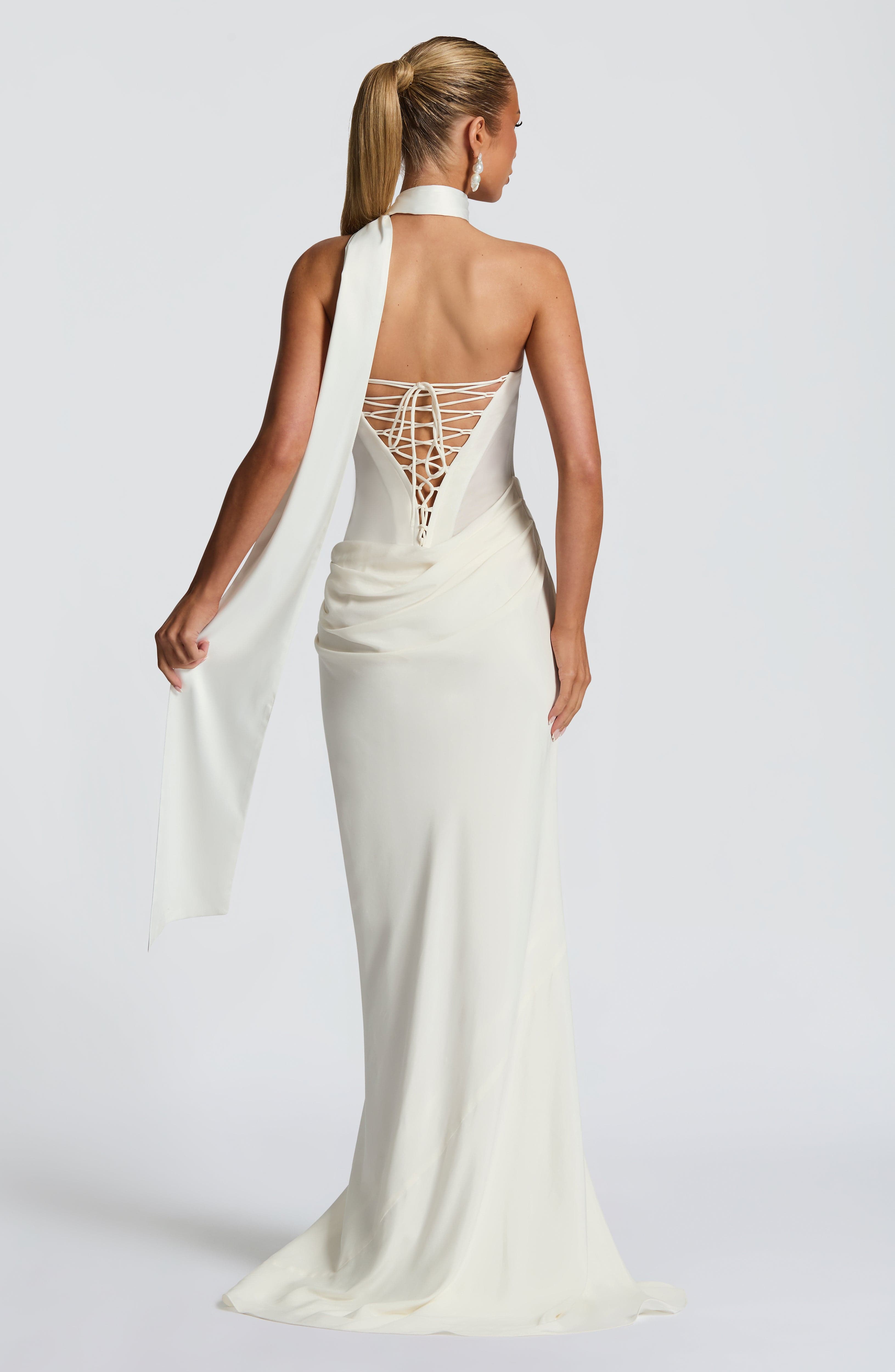 Liora Maxi Dress - Ivory - Napalia