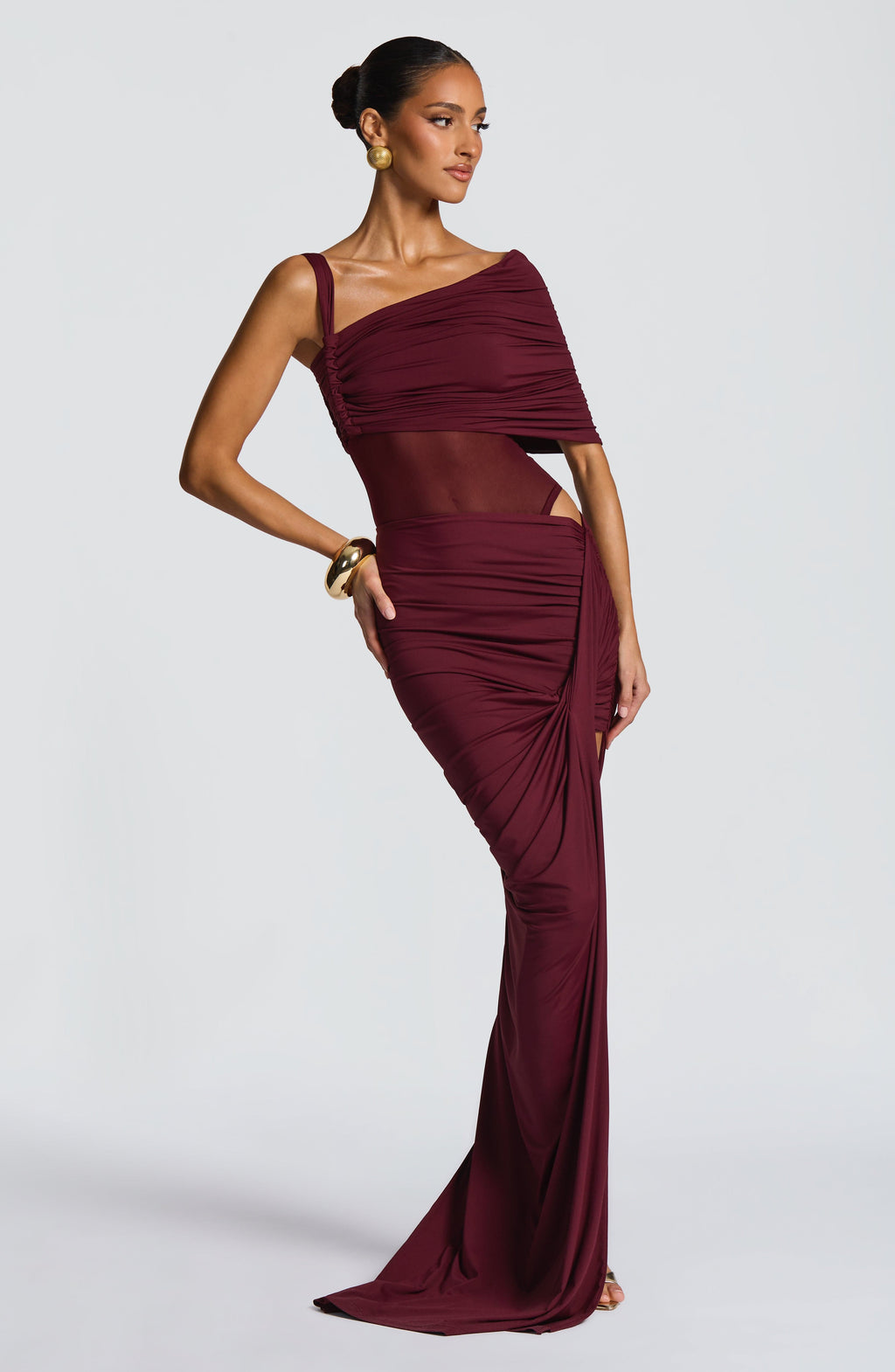 Lisette Bodysuit - Cherry Lacquer - Napalia