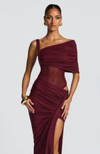 Lisette Bodysuit - Cherry Lacquer - Napalia