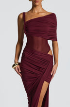 Lisette Bodysuit - Cherry Lacquer - Napalia