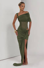 Lisette Bodysuit - Khaki - Napalia