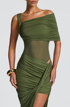 Lisette Bodysuit - Khaki - Napalia